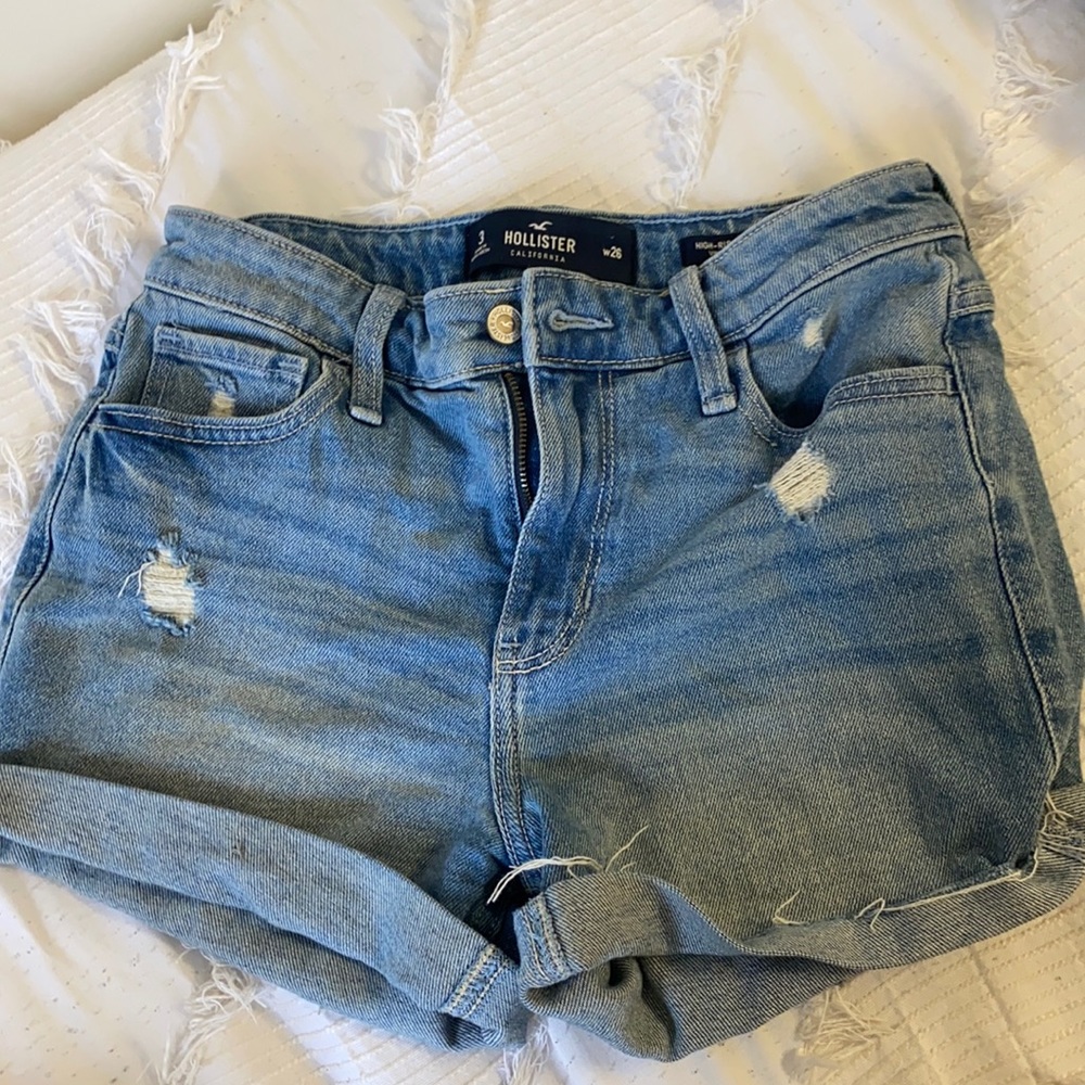 Denim shorts